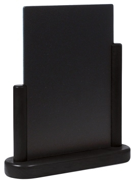 Tischtafel 15x21 cm, schwarz