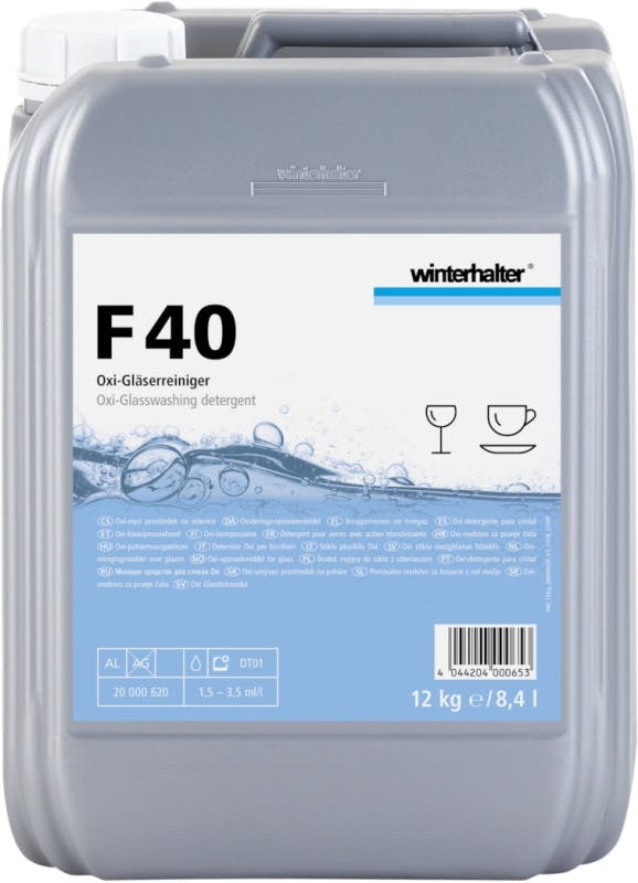 Winterhalter Reiniger für Gläser F40